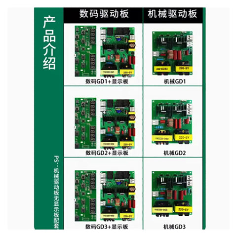 Dishwasher Driver Board PCB Module GD3 150W for Industrial Oscillator Generator Replacement Part, green PCB layout