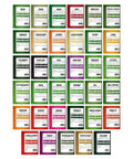 Seed packets for Survival Garden Seeds Kit With Over 16,000 Non GMO Heirloom Veggie Seeds, 35 Varieties For Home Garden And Bugout Prep