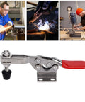 Stainless Steel Toggle Clamp With Quick Release Horizontal Welding Tool Self Locking Mechanism Delivers Rock Solid Grip