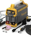 Beefy 200A TIG Welder With Dual Voltage 110V And 220V High Frequency Start shown with accessories and cables