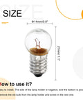 Heavy Duty E10 Miniature Bulbs With A Sweet Warm Yellow Glow And Secure Metal Screw Base displayed with size dimensions.
