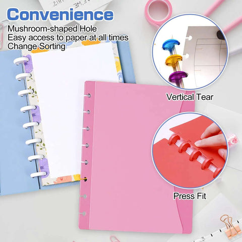 Mini Mushroom Hole Punch 1 Hole Puncher Handheld Paper Punch for Booklets and Crafts showcasing mushroom-shaped holes in paper.