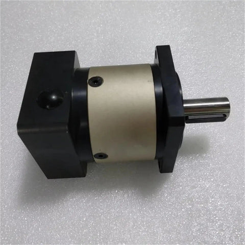 Shop Ready Planetary Gear Reducer Speed Controller For Cnc Machinery And Industrial Robots With Tough As Nails Durability And Slick Power Transmission Plf160 100 S1, showing black and silver metal body.