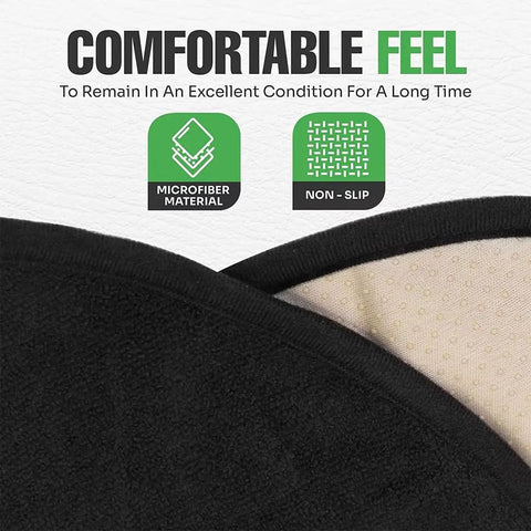 Double Layer Waterproof Gym Towel Seat Cover For Tesla Cybertruck, featuring soft microfiber and non-slip backing.