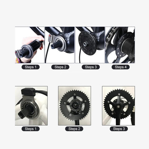 Hall Effect Pedal Assist Kit With 12 Magnets Dual Sensor For E Bikes Right Side Accessory Pro Grade Sensor Module With Low Current Braking And Stable Signal