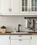Kitchen with 30 Pack Three And A Half Inch Square Cabinet Handles Matte Black Pulls For Kitchen Cabinets And Drawers