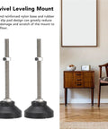 Heavy Duty M8 Adjustable Leveling Feet With Non Slip Rubber Base for furniture in room