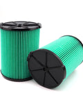 2 Pack VF6000 HEPA Replacement Filter For 5 To 20 Gallon Wet Dry Vacuums Top Notch Filtration For Drywall Dust And Debris