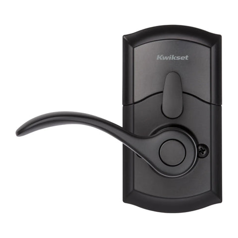 SmartCode 955 Pembroke 10 Button Keypad Electronic Lever With Keyless Entry for busy commercial doors, matte black finish