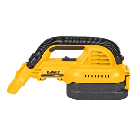 Side view of 20V Max Cordless Hand Vacuum For Wet And Dry Cleanup, One Half Gallon Tank, Washable Filter, Portable Bare Tool, Dual Cleaning Modes