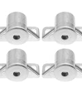 4 Pack Magnetic Cabinet Door Catches Heavy Duty Push Latch for Closets Wardrobes Cupboards Furniture Doors Silver Durable