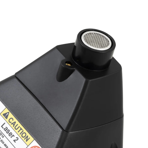 Close-up of the sensor grill on the Slick Ultrasonic Leak Detector With Laser Pointer for accurate scans.