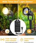 60W Low Voltage Landscape Transformer With Dusk To Dawn Sensor And Timer Outdoor 100 To 240V AC To 12V DC Lighting Transformer