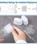 All In One Filter Replacement Starter Kit For 2.0 Brew Systems with hands inserting filter into holder