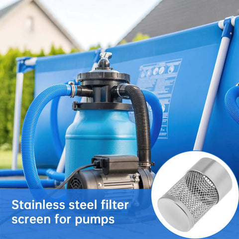 25mm Inlet Suction Strainer Mesh Filter For Garden Hose And Water Pipe Debris Removal 304 Stainless Steel Rust Resistant