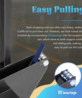 Heavy Duty Strapping Cart And Dispenser For Steel Strapping Coils With 9.5 Inch Core Size Built Tough Portable Mobile Workstation With Integrated Tool Tray And Seal Storage showing 12 bearings