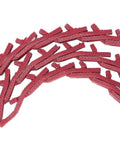 Heavy Duty Adjustable V Belt For Woodworking Lathes And Table Saws Red Premium Urethane Strap view showcasing the unique texture.