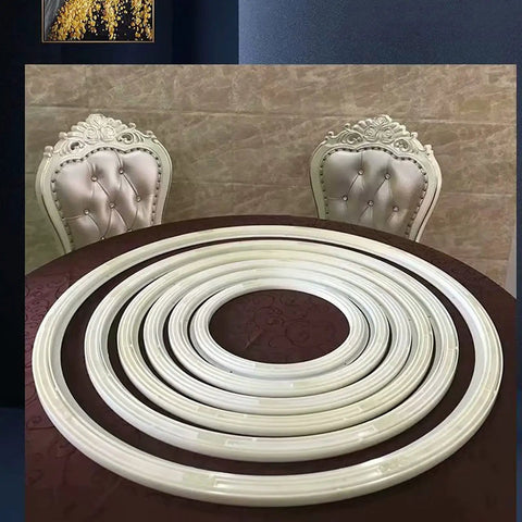 Beefy Heavy Duty Swivel Plate Turntable Base for Glass Granite or Wooden Tables 360 Degree Rotating Lazy Susan Bearing, round shape