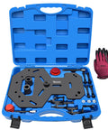 Double Clutch Dry DPS6 Transmission Installer and Removal Tool Kit for Volvo and Ford Focus, blue case with gloves