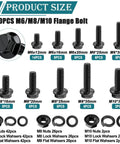 Top Shelf And Knockout Grade 10.9 Metric Screw Assortment With Heavy Duty Flange Bolt Kit covering M6 M8 M10 flange bolts and nuts.