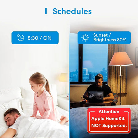 Smart Dimmer Switch With Remote For LED Lights, Neutral Wire Required, Single Pole To 3 Way usage schedule demonstration