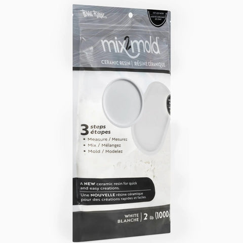 Totally Hassle Free Ceramic Resin Powder And Casting Compound For Quick Custom Creations No Sweat Kiln Free Air Cure Plaster Alternative With Silky White Look In Smart Two Pound Bag For Killer Craft Projects