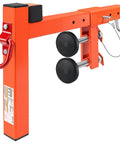 Heavy Duty Parapet Anchor Fall Protection Non Penetrating Rooftop Safety Wall Clamp with adjustable clamps and hook.