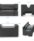 Protect Pad Rubber Axle Stand Pad For Car Jacking Protect Your Vehicle With A Durable Non Slip Pad That Fits Most Jacks And Cars
