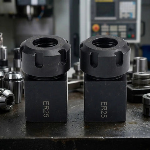 Versatile Collet Chuck Kit For CNC Lathe And Engraving, Includes Square And Hex Clamp Seats, Heavy Duty 40CR Carbon Steel Build