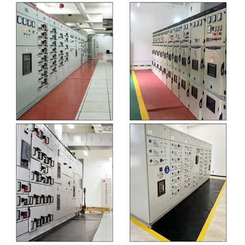 Built Tough Hardcore Commercial Grade Rubber Safety Mat For High Voltage Electric Shock Defense And Solid Grip Shop Shielding Oil Proof Anti Slip Cushion For Switchgear Setup Areas in electrical panels.