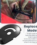 Steering Shaft Five Eighths Inch With Sector Gear Kit And Pinion Gear Bearing Set For Popular Lawn Tractors installation view