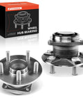 Rear Wheel Bearing And Hub Assembly 2 Pack For Toyota Corolla 2003 2008 Matrix 2003 2008 Celica 2000 2005 And Pontiac Vibe 2003 2008 FWD Non ABS 5 Lug Durable Beefy Heavy Duty High Load Capacity Easy To Install