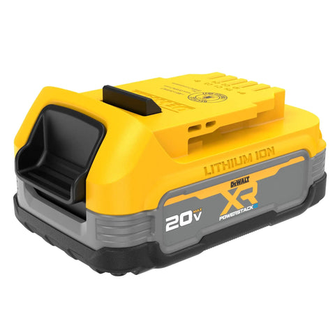 20V Max PowerStack Lithium Ion Battery Pack Set Of 2 Beefed Up Power With 50 Percent More Punch Longer Lifespan Compact Design