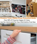 Eight Pack Push To Close Cabinet Latches With Ten Pound Pull For Doors, Drawer Catches in Home Setting