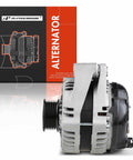 Heavy-Duty Alternator Fit For Dodge Grand Caravan, Chrysler Town And Country, Voyager, Jeep Wrangler, And Volkswagen Routan , 3.3L/3.8L V6, 2007 2008 2009 2010, Replace 04801304AA 421000-0700, side view.