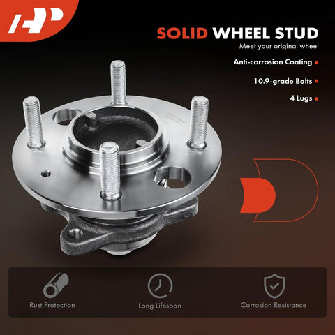 Rear Wheel Bearing And Hub Assembly 4 Lug Non ABS Fit For Hyundai Sonata 1999 2005 Kia Magentis 2001 2006 Optima 2001 2006