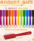 Magnetic Bingo Wands Set 12 Colorful Sticks 7.87 Inch Long Magnetic Tips for Bingo Chips