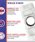 Upgrade Right Side Refrigerator Freezer Handle Support Replacement Part DA61-08247A For Samsung Refrigerators Easy Install