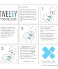 Instructions for using Tweezy Nose And Ear Hair Remover For Men And Women, Pain Free Precision Grooming Tool for nose hair removal