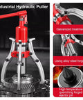Heavy Duty Hydraulic Gear Puller Bearing Remover For Wheels Axles Parts showcasing galvanized steel design and precision ejector pin.