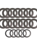 Master Shim Kit For GM 8.5 And 8.625 Inch Truck Differentials Carrier And Pinion Shim Set, assorted ring shims displayed.