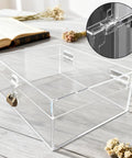 Clear Acrylic Self Adhesive Hinges 12 Pack 35 By 25 Mm For Crafts Cabinets Furniture Displays And Aquariums used on glass box