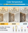 Six-Light Modern Sputnik Chandelier With Chrome Finish For Dining Room Bedroom Hallway Kitchen And Office semi flush mount