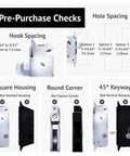 Pre-purchase checks for Sliding Patio Door Lock With 45 Degree Keyway And Adjustable Bolt Projection, Round End Faceplate