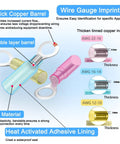 Diagram showing Beefy Marine Grade Heat Shrink Ring Connectors Assortment For Auto And Boat Wiring Tinned Red Copper For Top Notch Conductivity