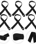 8 Piece Garden Aerator Shoes Straps For Lawn Soil Aeration Spiked Sandals With No-Fuss Adjustable Fit Durable Yard Care Tool