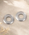 2 Pack Replacement Blades For Manual Wire Stripper 35Mm OD And 16Mm ID, high precision steel cutting wheels on a textured surface.