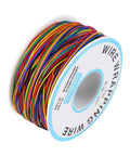 Spool of 250M 8 Wire Colorful Electrical Wire Insulation Wrapped Copper Test Cable 30 AWG Flexible Jumpers