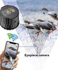 Wireless Telescope Eyepiece Camera With 16MP Sensor for Astronomy showing image on a phone screen of birds, 1080P HD video display