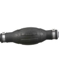 Close-up of primer bulb in Portable Marine Fuel Tank Line Kit With Ethanol-Resistant Tubing for safe reliable boat refueling on the water.